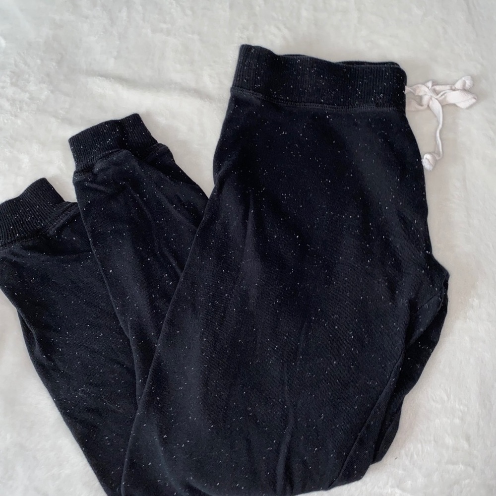 Black and gray joggers